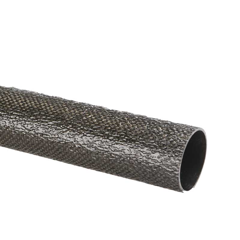 Tubo de fibra de carbono antiarañazos de alto nivel y superficie rugosa